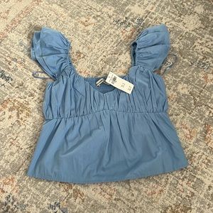 Abercrombie baby blue tank top